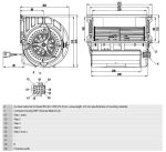 Вентилятор Ebmpapst D4E146LV1914 центробежный — изображение 2