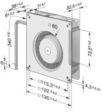Вентилятор Ebmpapst RG9018/12NG компактный DC 12B — изображение 3