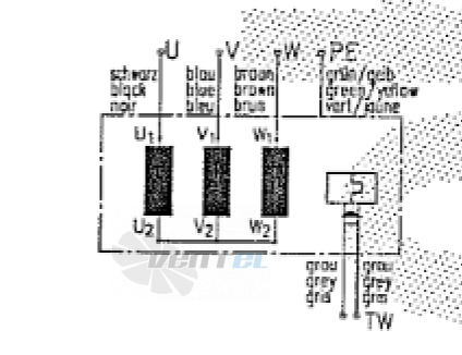 Схема электрического подключения D2D146-AA24-25