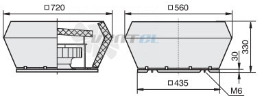 Габаритные размеры Rosenberg DV 310 L-4 D
