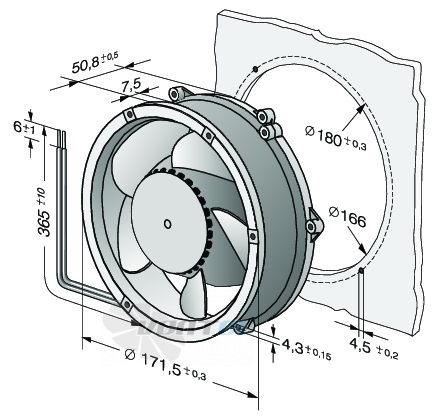 Габаритные размеры DV6224TDA