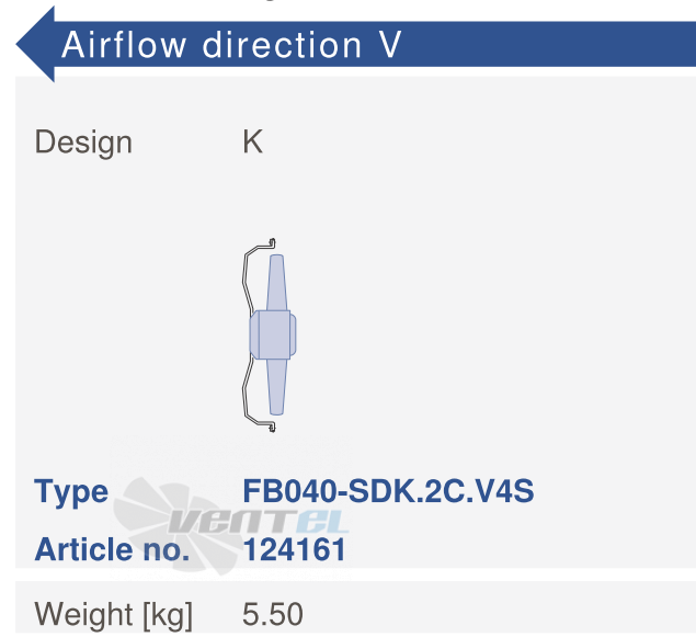 Цена Ziehl-abegg FB040-SDK.2C.V4S
