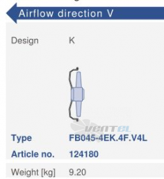 Цена Ziehl-abegg FB045-4EK.4F.V4L