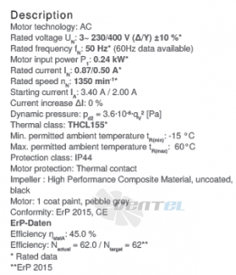 Вентилятор Ziehl-abegg RH35V-4DK.2F.1R цены, каталоги, прайсы