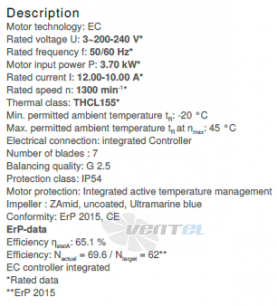 Вентилятор Ziehl-abegg GR63C-ZID.GL.CR 3ф 220V цены, каталоги, прайсы