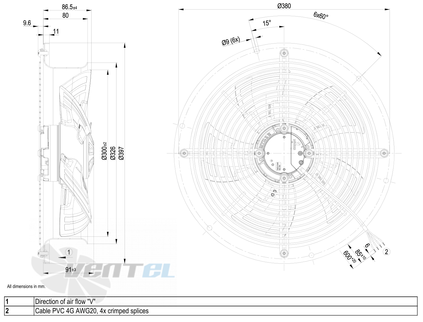 Габаритные размеры W3G300-CN02-30