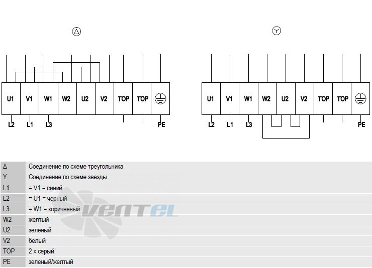 W4D710-DL01-15 схема электрического подключения